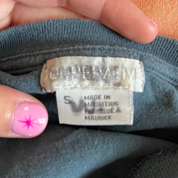 Retro green, red, and yellow striped tee - Picture 4 of 4